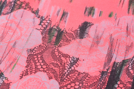 Colorful fabric for background, close-up image.の写真素材