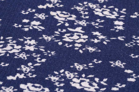 Fabric background with pattern closeup picture.