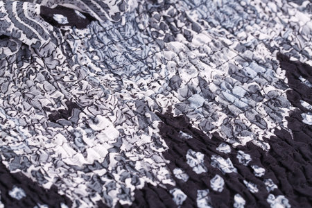 Fabric background with pattern closeup picture.