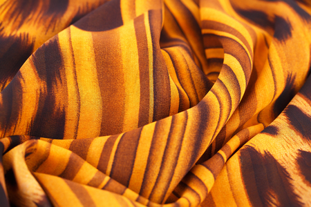 Colorful striped fabric as a background.の写真素材