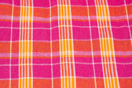 Colorful fabric background closeup picture.