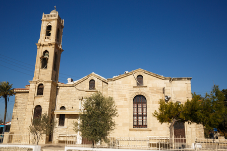 Ancient Agiou Antoniou(St. Antony) church in Limassol, Cyprus.の写真素材