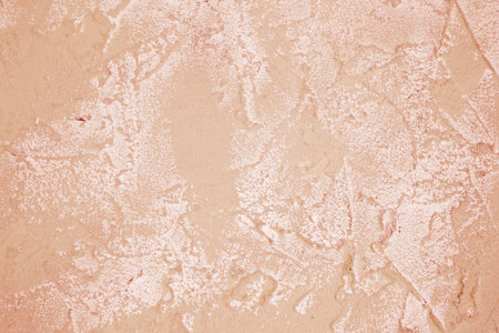 Concrete texture as a background. Beige and white horizontal picture. Colorful stucco backdrop.の写真素材