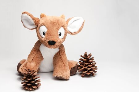 Christmas Tree Ornaments on a Isolated White Backgroundの写真素材