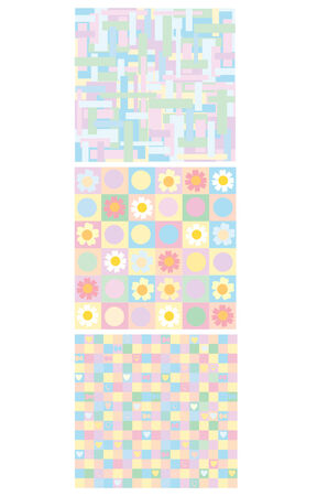 Three of backgrounds.のイラスト素材