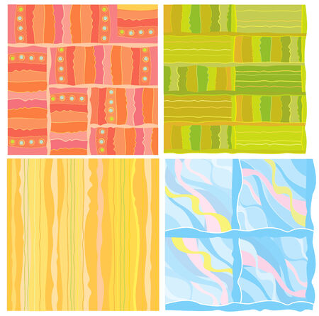 Four of abstract backgrounds.のイラスト素材