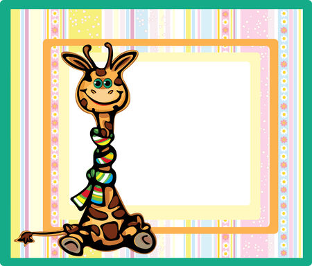 Card for baby.のイラスト素材