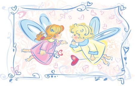 Little angels.のイラスト素材