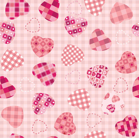 Seamless background for Valentine's day design. のイラスト素材