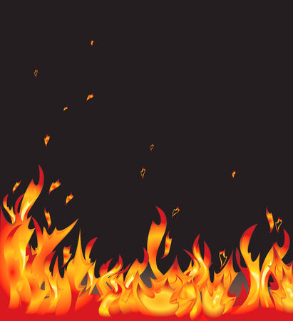 fire backgroundのイラスト素材