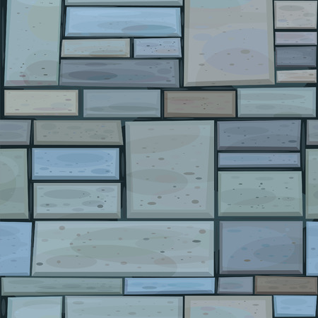 Vector seamless stone's wall. のイラスト素材