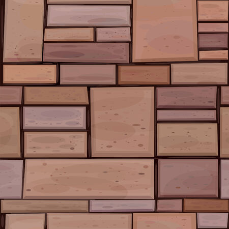 Vector seamless stone's wall. のイラスト素材