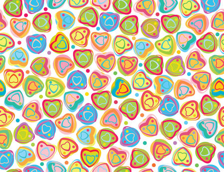 Seamless pattern for Valentine's day のイラスト素材