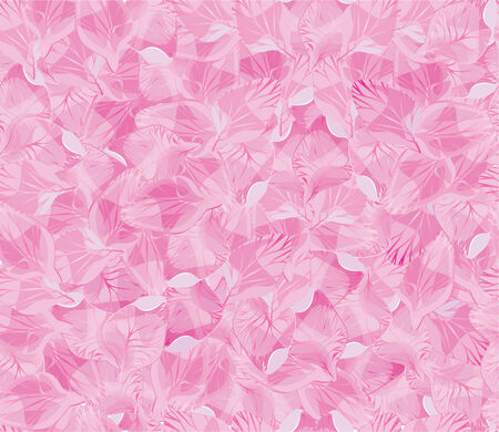 Seamless pattern, petals of flowers のイラスト素材