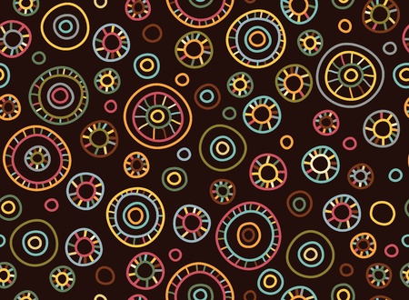Seamless retro pattern. のイラスト素材