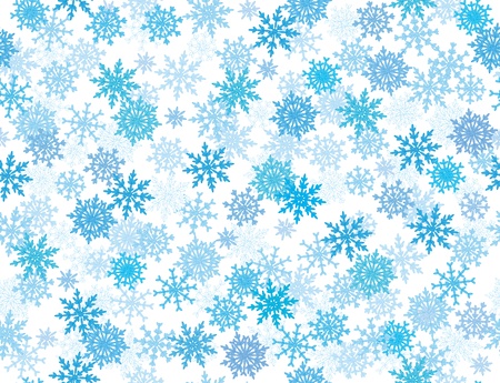 Seamless pattern of snowflakes. のイラスト素材