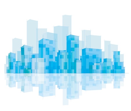 City skyline. のイラスト素材