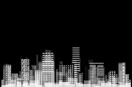 Panorama of city.のイラスト素材