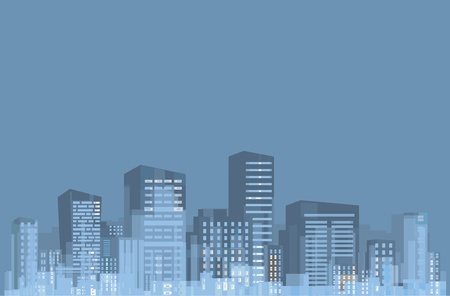 Panorama of city.のイラスト素材