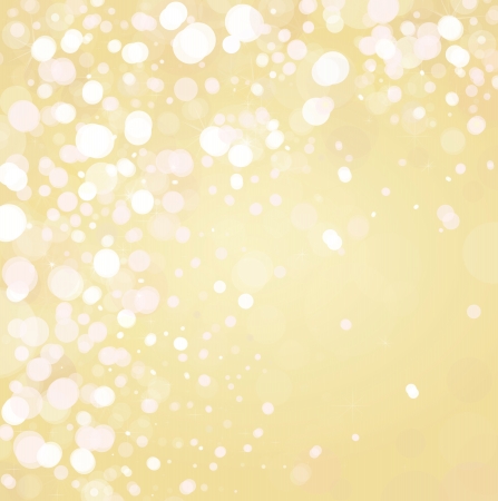 Snow on golden background のイラスト素材