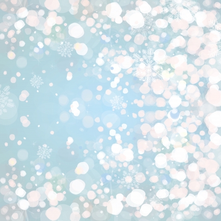 Snow on blue background  のイラスト素材