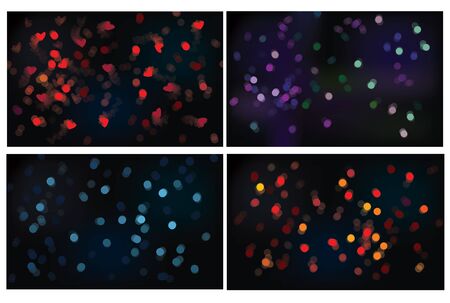 Colorful lights backgrounds のイラスト素材
