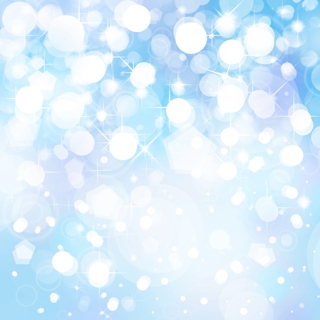 Lights on blue background の写真素材