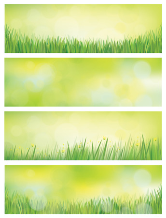 Vector nature backgrounds.のイラスト素材
