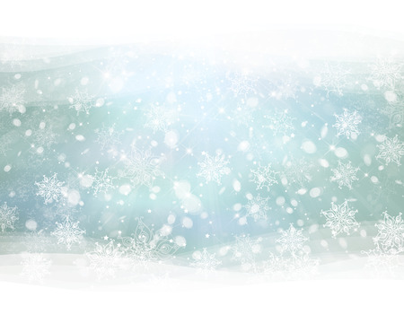 Vector winter snowflakes background.のイラスト素材