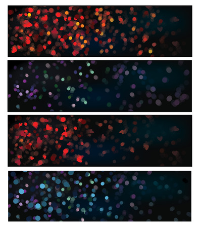 colorful banners.のイラスト素材