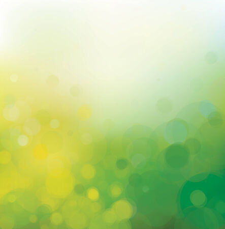 Vector  bokeh background green and yellow colors.のイラスト素材