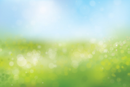 Vector blurred nature background.のイラスト素材