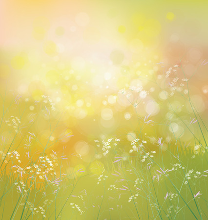 Vector spring  nature background.のイラスト素材