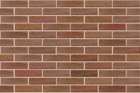 Vector seamless brick wall.のイラスト素材