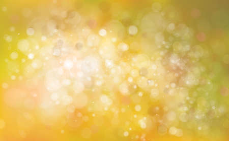 Vector bokeh yellow  background.のイラスト素材