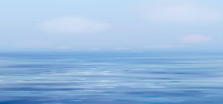 Vector blue sea  and sky  background.のイラスト素材