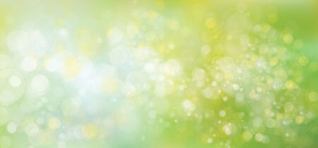 Vector lights, green,  bokeh background.のイラスト素材