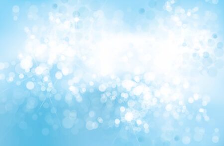 Vector blue bokeh pattern.のイラスト素材