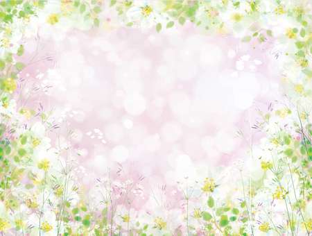 A Vector  floral background.のイラスト素材