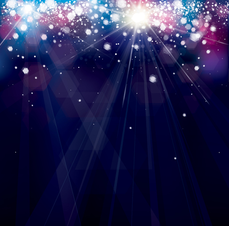 Vector colorful  lights background.のイラスト素材