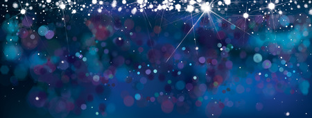 Vector abstract blue, sparkle, glitter background.のイラスト素材
