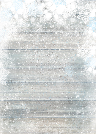 Background for holiday,  winter design. Grey wooden texture  background. Christmas background.の写真素材