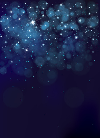 Vector night starry sky background.のイラスト素材