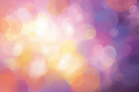 Vector colorful lights, sparkling background.のイラスト素材