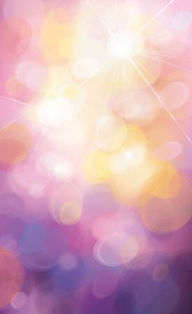 Vector colorful lights, sparkling background.のイラスト素材