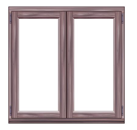 Vector window frame isolated.のイラスト素材