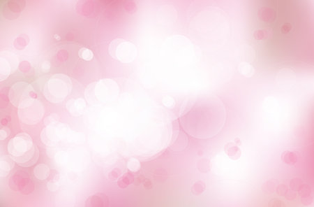 Vector pink, bokeh, lights background.  Abstract pink background.のイラスト素材