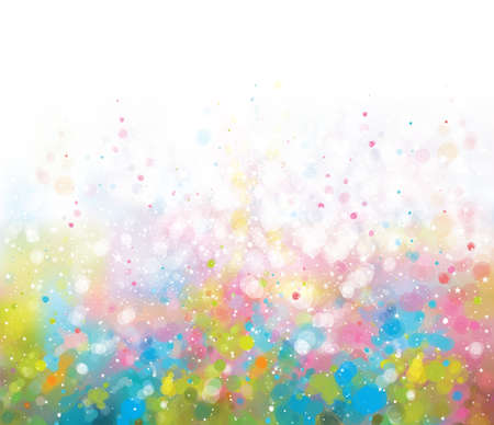 Vector colorful, sparkling background with lights and stars.のイラスト素材