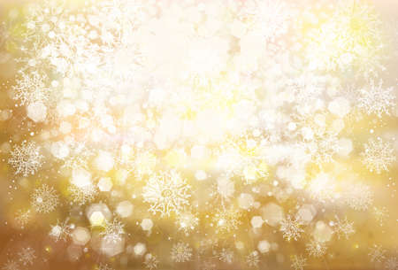 Vector golden,  sparkle background. Abstract Christmas background.のイラスト素材