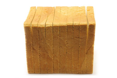 Pieces of white bread